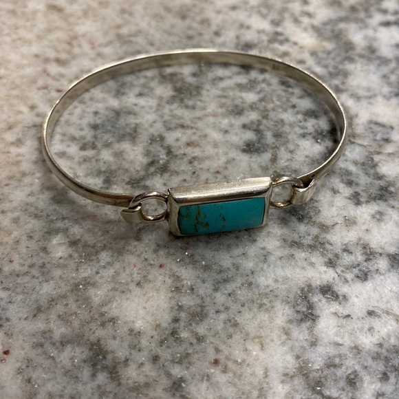 Jewelry - Sterling silver and turquoise cuff bracelet. New.